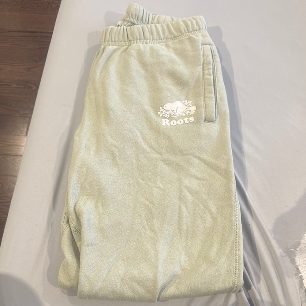 Roots Womens Sweat Pants - Green